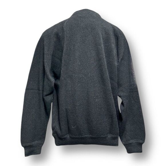 Peru Unlimited S Alpaca Wool Sweater Black Crew Neck Soft Knit Pullover NWT - Picture 5 of 8